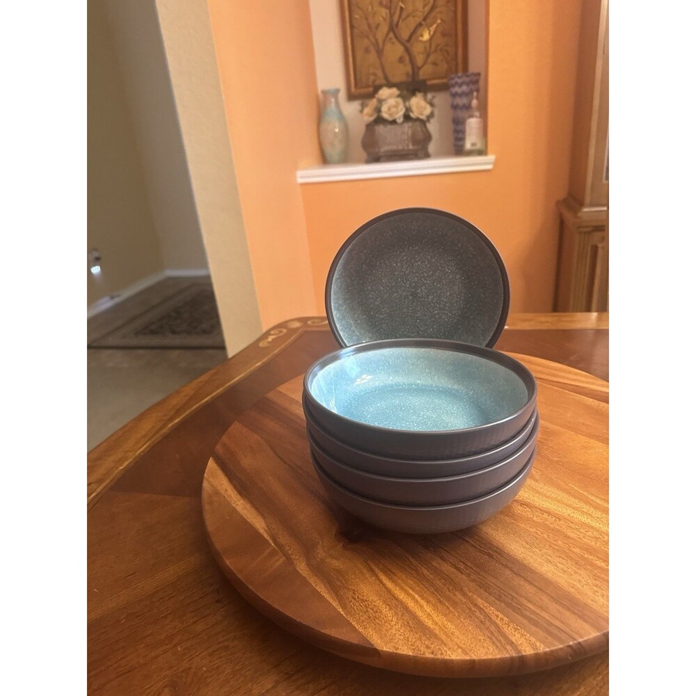 7" Individual Pasta Bowl Maddox Blue by Mikasa A Set of 6 - Picture 9 of 12